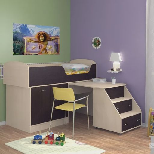 Кровать-чердак «Дюймовочка 2»